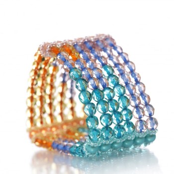 Браслет из бусин Fire Polished Beads