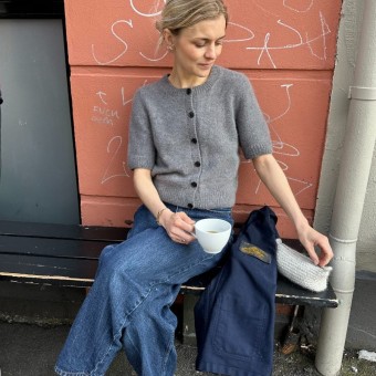Вязаный кардиган Maggie из линейки пряжи Cashmere Classic от Cardiff 