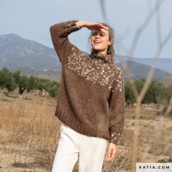 Женский свитер с регланами в натуральных цветах Air Alpaca