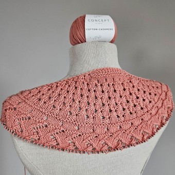 Для шали понадобится 8 клубков Cotton-Cashmere Concept by Katia вашего любимого цвета