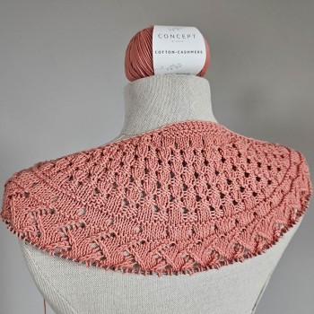 Для шали понадобится 8 клубков Cotton-Cashmere Concept by Katia вашего любимого цвета