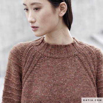Пряжа Katia Concept Cotton-Merino Tweed — идеально для оверсайз вещей