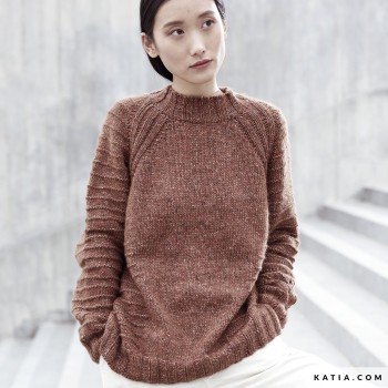 Katia Concept Cotton-Merino Tweed — идеален для твидовых узоров