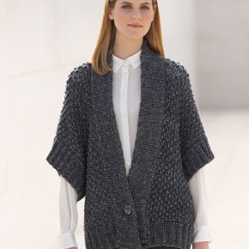 Вязаный кардиган из COTTON-MERINO