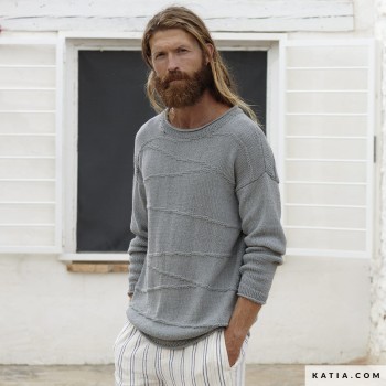 Просто выберите базовый цвет из серии Cotton-Yak, чтобы превратить этот вязаный свитер в дизайн на все времена