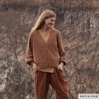Кардиган с пышными рукавами из альпаки Essential Alpaca