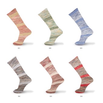 вся палитра носочной пряжи Katia Concept Heli Socks
