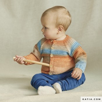 Детская кофта Merino Baby Aquarelle с рукавами реглан