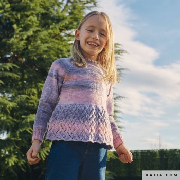 Свитер с кружевными воланами Merino Baby Aquarelle