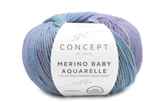Katia Concept Merino Baby Aquarelle