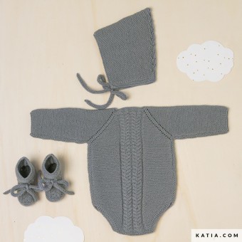 Выкройка комбинезона с длинными рукавами с использованием Merino Baby