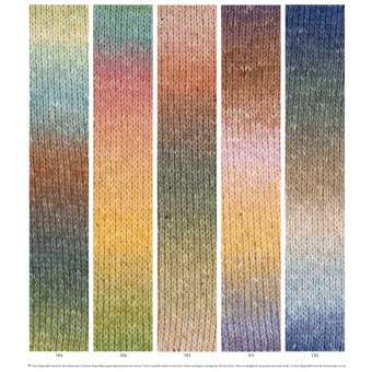 вся палитра оттенков пряжи Katia Concept Summer Tweed Degrade