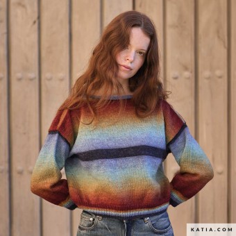 Откройте для себя магию цвета с Concept Degradé Symmetric Socks & More - пряжей толщиной в палец с идеально повторяющимся узором
