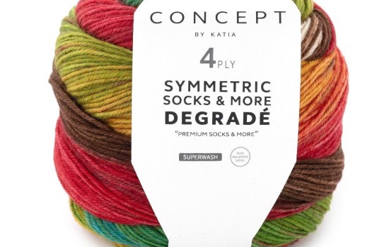 Katia Concept Symmetric Socks & More - Degrade