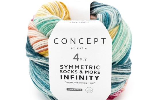 Katia Concept Symmetric Socks & More - Infinity