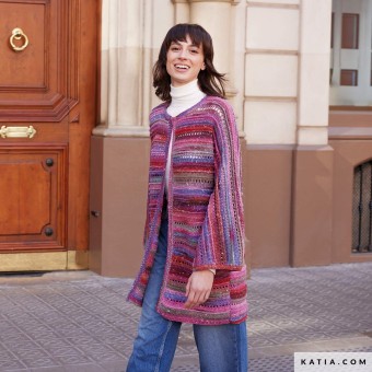 Concept Zekkei многоцветная толстая пряжа из сверхтонкого мериноса и шелка