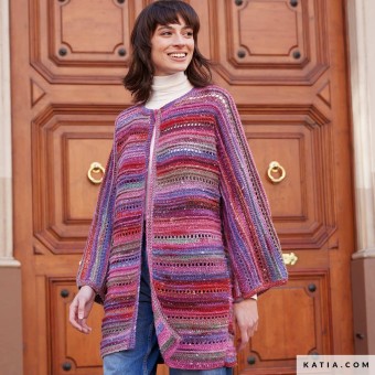 Идеально подходит для тех, кто любит вязать крючком непринужденную одежду с уникальным визуальным эффектом