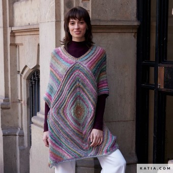 Эффектная палитра Katia Zekkei с плавными переходами оттенков — серый, коралловый, розовый