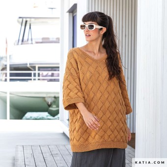 А можно крючком вязать из Katia Cotton 100%? Да, подходит для крючка 2,5–3 мм