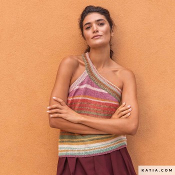 Идеальная крутка Katia Fair Cotton Diverso — ровное вязание без расслоения нити