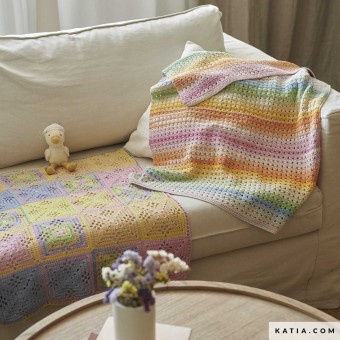 Katia Fair Cotton Granny – идеален для вязаных аксессуаров
