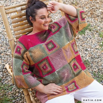 Katia Fair Cotton Granny – экологичный хлопок для шапочек и шарфов