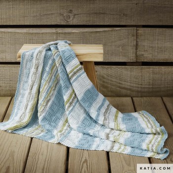 Katia Fair Cotton Mariner — стильные полосы без смены нити