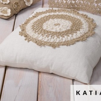 Подходит ли Katia Linen для вязания в одну нить? — Да, даёт лёгкое и пластичное полотно, особенно в ажуре.