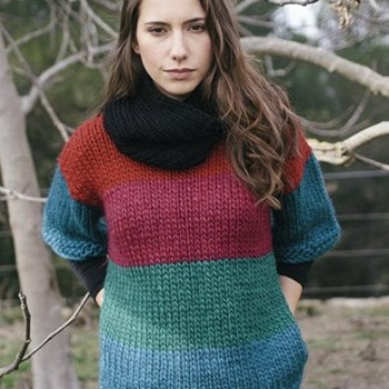 Сколько вяжется шапка из Katia Love Wool? — Обычно 1 вечер — пряжа вяжется быстро.