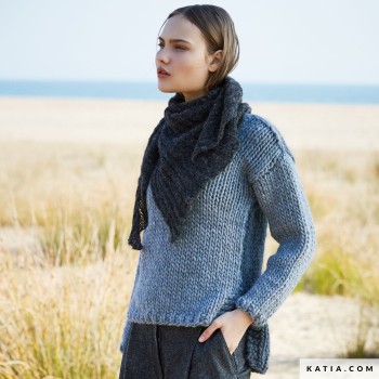 Можно ли сочетать Katia Love Wool с меховой пряжей? — Да, для создания интересных фактур.