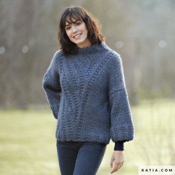Katia Love Wool подойдёт для тех кто учится вязать? — Да, толщина нити облегчает процесс обучения вязанию.