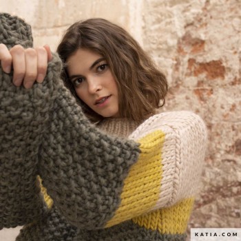 Мягкая и тёплая пряжа Katia Love Wool для крупной вязки
