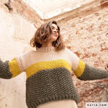 Толстая пряжа Katia Love Wool для уютных шарфов и шапок