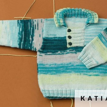 Что такое Katia Merino Baby Plus? Это мериносовая пряжа с эффектом полос и плавных цветовых переходов.