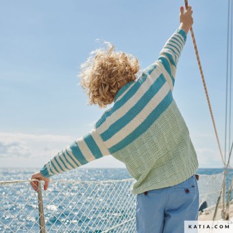 Почему изделия из Katia SeaCell Cotton из серии SeaCell Cotton выглядят дорого? — Благодаря натуральной гладкости и ровной, благородной текстуре.