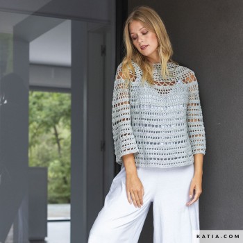 Из чего состоит Katia SeaCell Cotton? — 75% хлопок, 25% волокно SeaCell®, полученное из бурых водорослей.