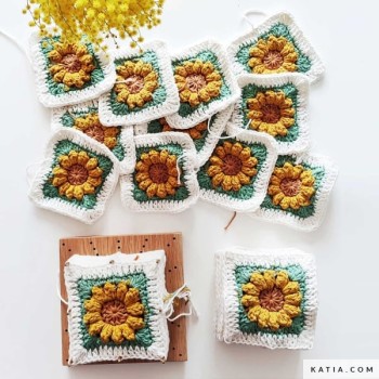Пряжа Katia United Cotton для вязания топов, кардиганов и интерьерных изделий