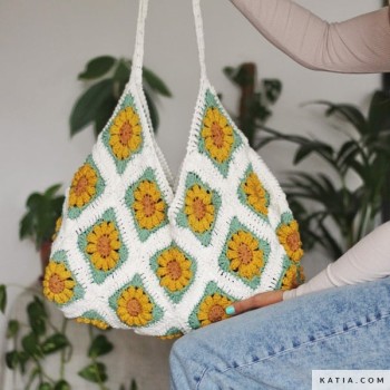 Моток Katia United Cotton средней толщины для вязания аксессуаров