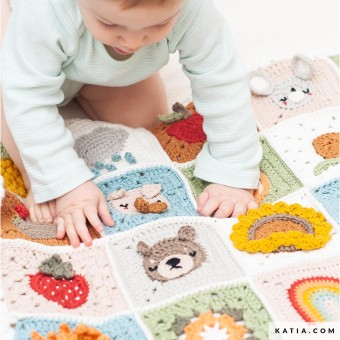 Лёгкая хлопковая пряжа Katia United Cotton для детских кардиганов и кофточек