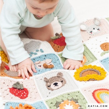 Лёгкая хлопковая пряжа Katia United Cotton для детских кардиганов и кофточек