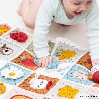 Мотки Katia United Cotton для создания безопасных и гипоаллергенных детских изделий