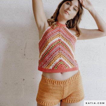 Пряжа Katia United Cotton 100% хлопок для лёгких летних изделий
