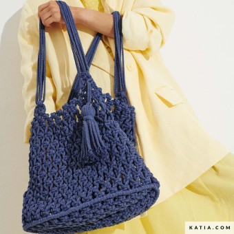 Сделанная из WOW Macramé, 100% переработанного шнура, она станет идеальным аксессуаром, который можно сочетать со всем вашим летним гардеробом