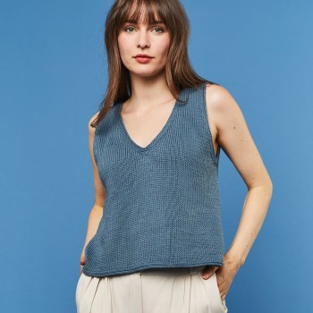 Топ из LAMANA COSMA в цвете Basalt Blue 46
