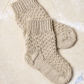 Детские вязаные носки HENRIK Punto 83 PTO-083_14 из пряжи LANGYARNS Baby Cotton Naturally Colored