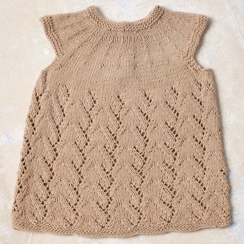 Детская вязаная туника FREJA Punto 83 PTO-083_02 из пряжи LANGYARNS Baby Cotton Naturally Colored