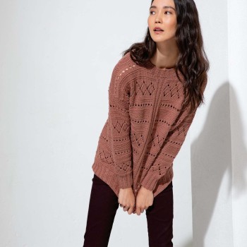 Вязаный свитер FAM 272 Collection 272-52 LANGYARNS NORMA