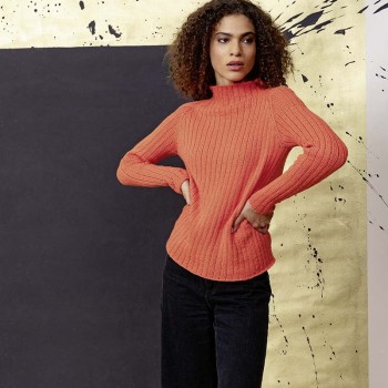 Вязаный женский свитер Punto 26 PTO-026_01 LANGYARNS NORMA