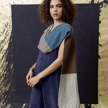 Вязаный шарф Punto 26 PTO-026_09 LANGYARNS NORMA