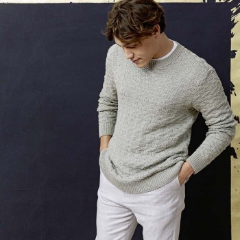 Мужской вязаный свитер Punto 26 PTO-026_07 LANGYARNS NORMA